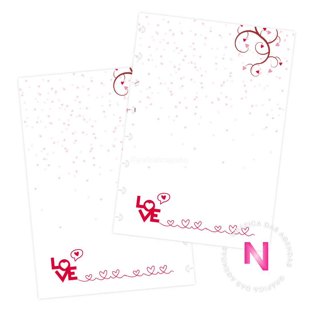 Love Script - Refil Caderno de Disco